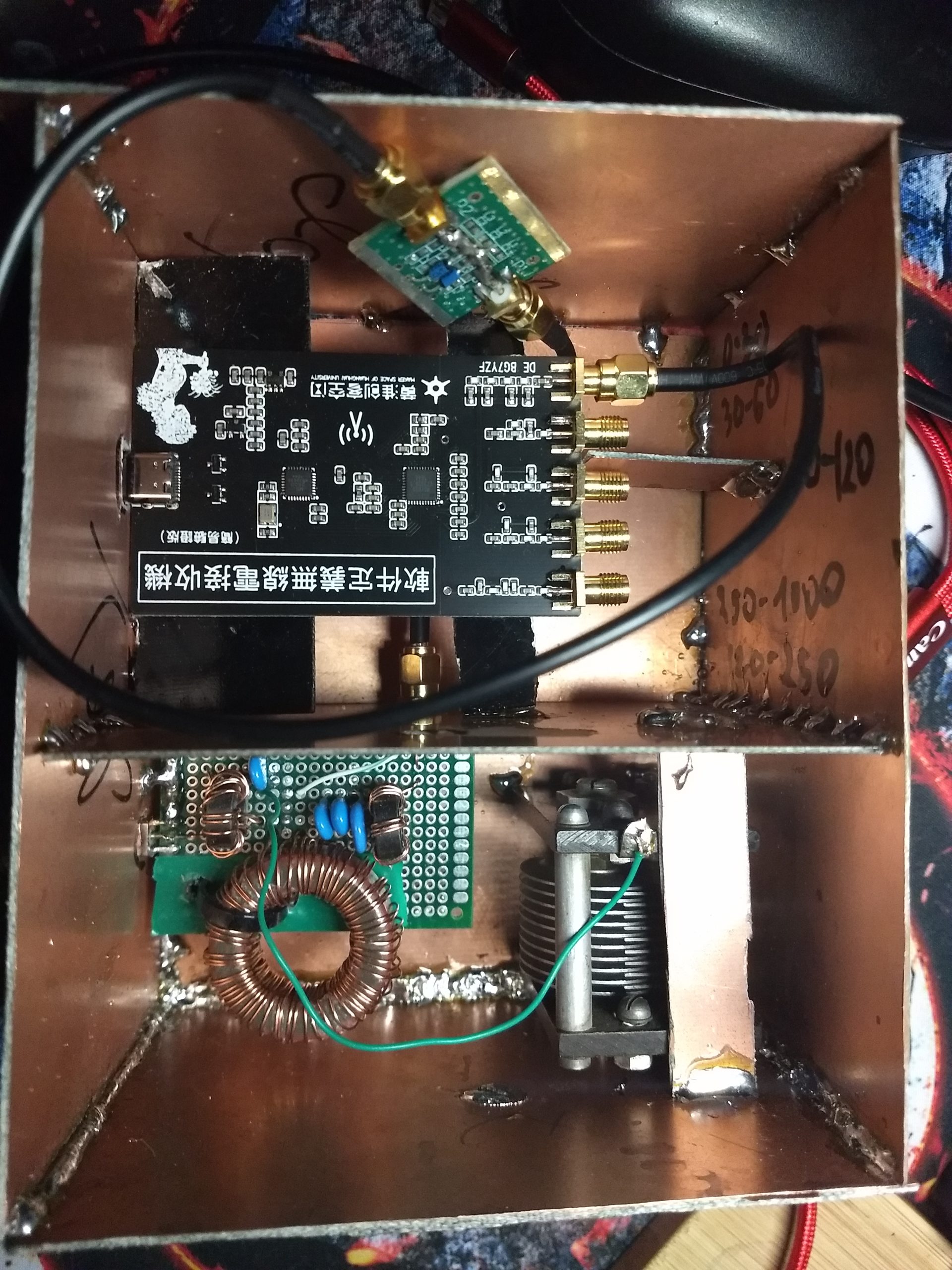 RSP1 with filter and RX-protection circuit